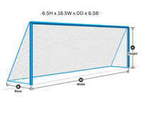 6x18 Soccer Goal Net (NO TOP DEPTH- 6.5x18.5x0x6.5)