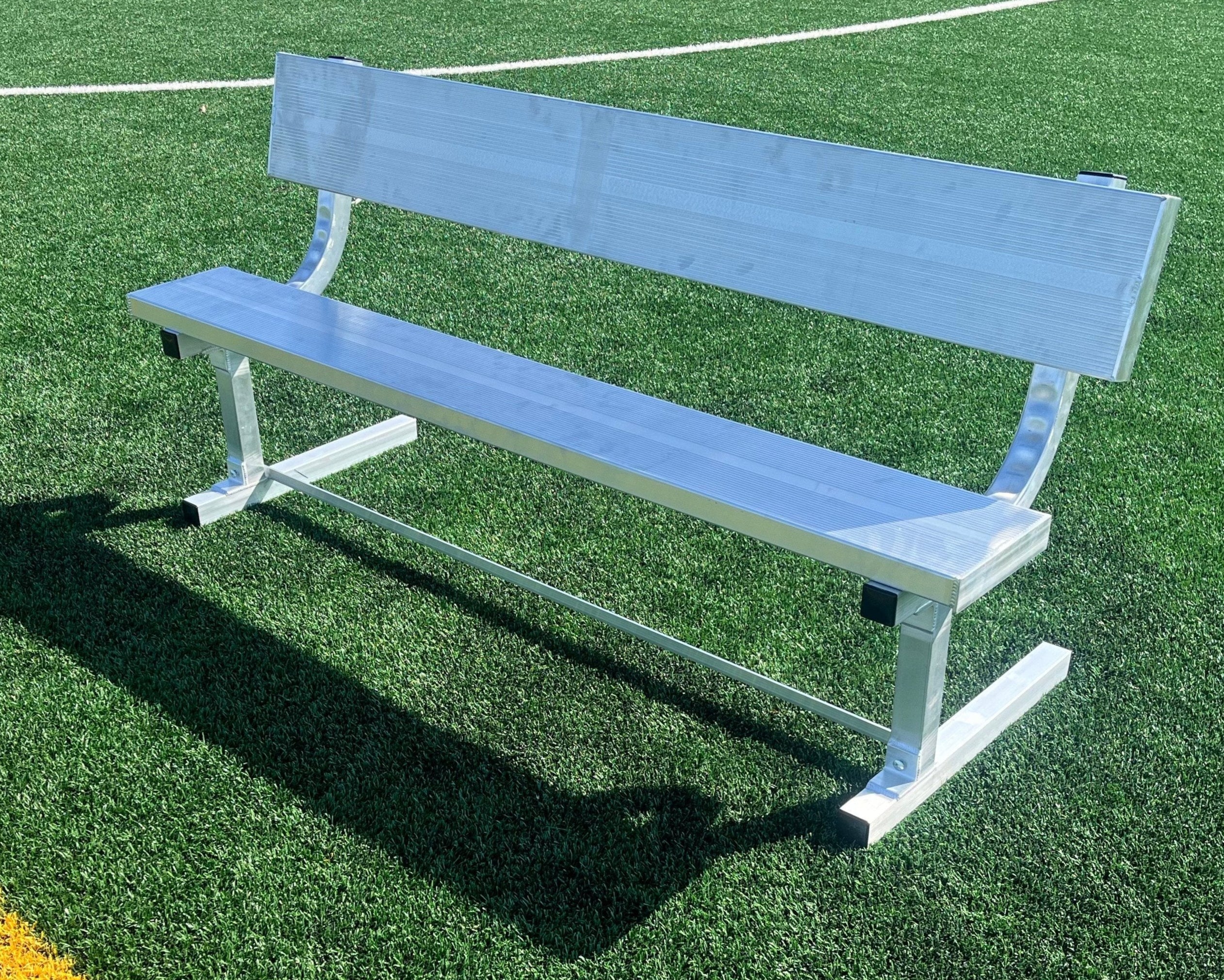 PEVO Team Bench with Backrest - 6' – Sporting America