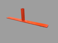 Flat Faced Goal Base - Heavy Duty