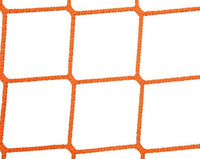 PEVO 8x24 Soccer Goal Net  - PE - 8' x 24' x 3' x 8' - 3mm- ORANGE
